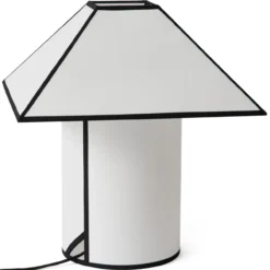 Tafellamp Ava Pyramid 450 white
