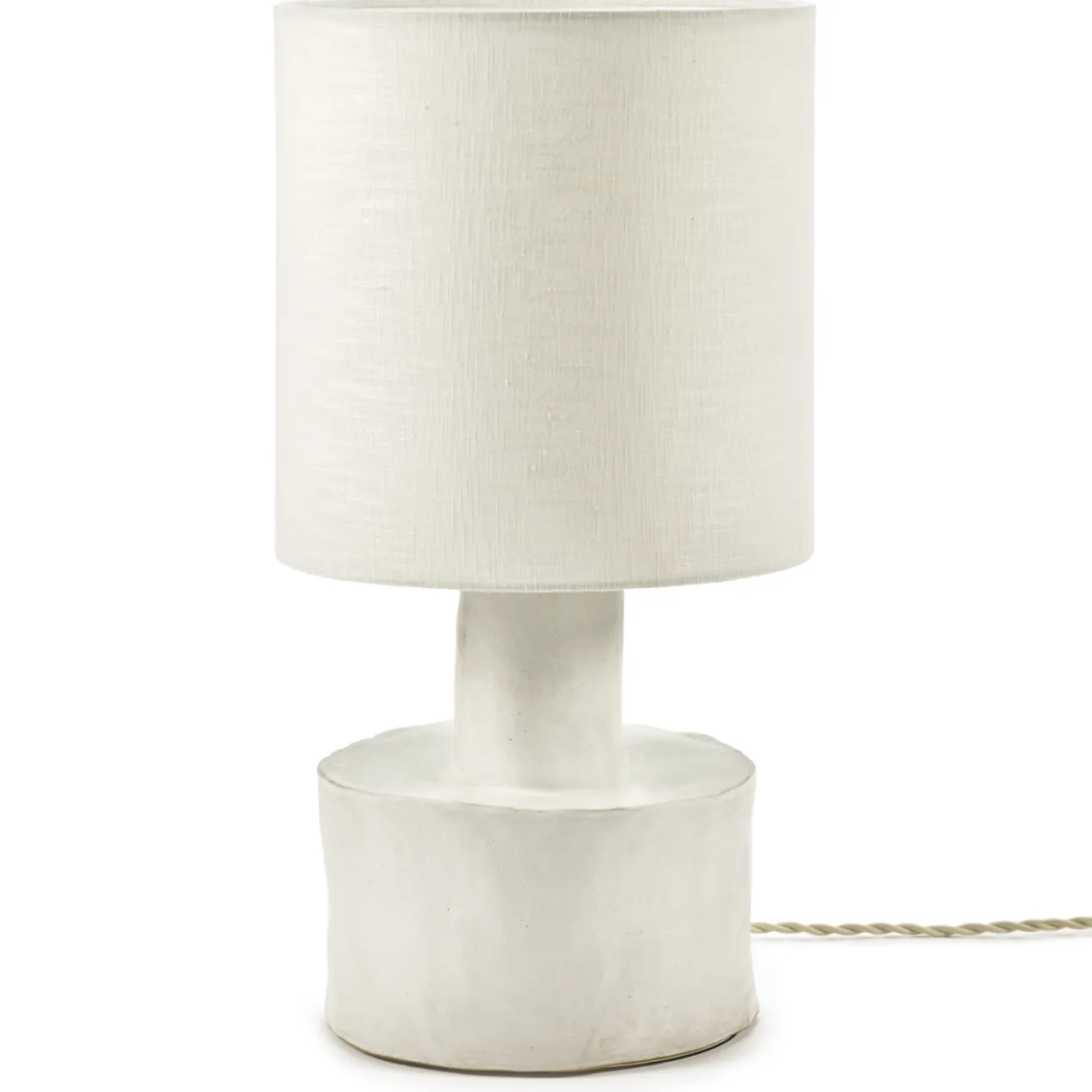 Tafellamp Catherine matt white/white