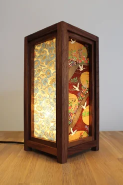 Tafellamp Chiba walnut