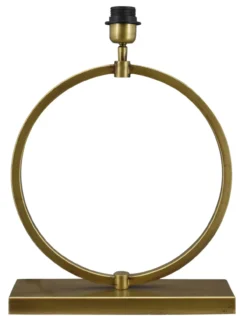 Tafellamp Devon medium bronze - zonder kap