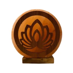 Tafellamp 3D zoutlamp bloem