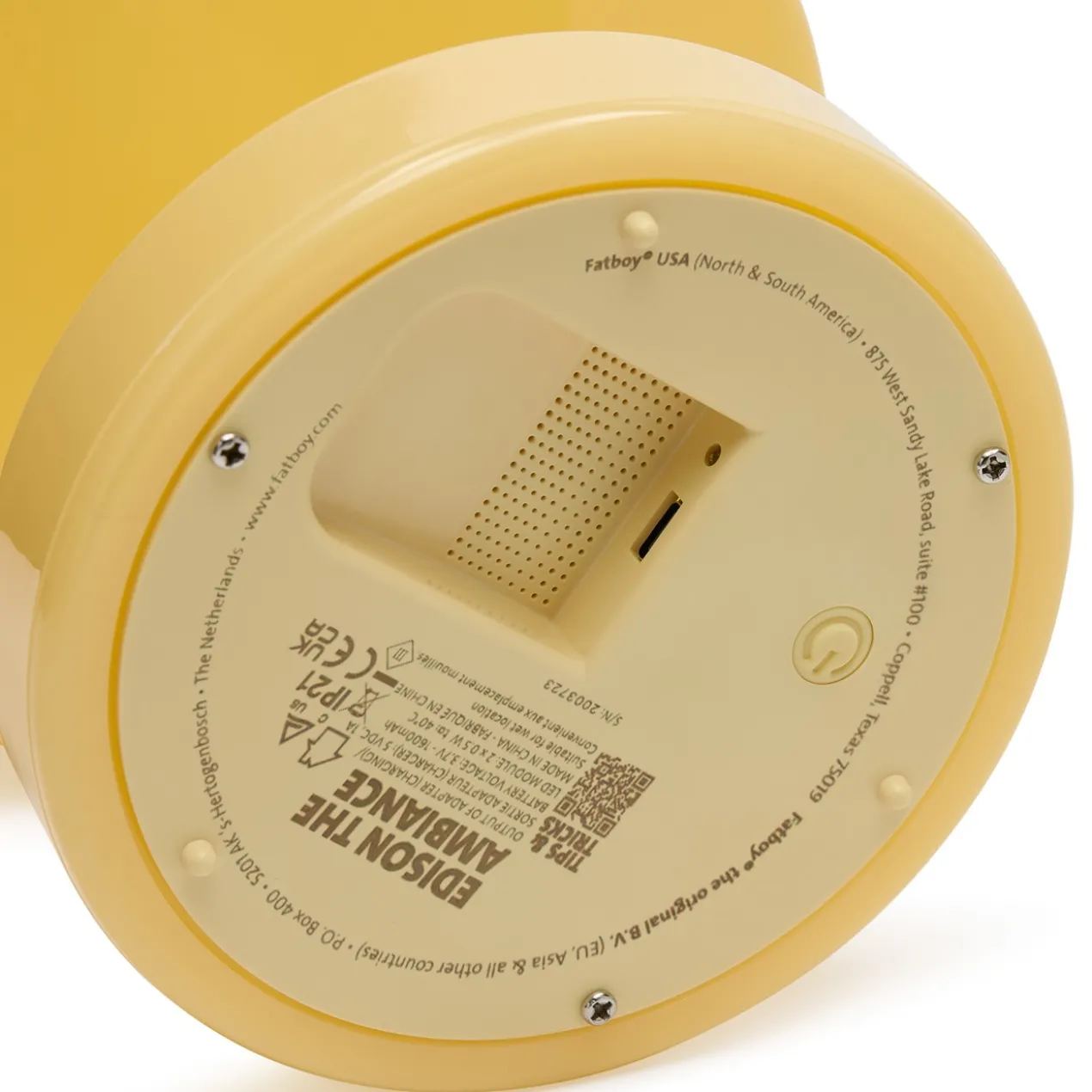 Tafellamp Edison the Ambiance pale yellow