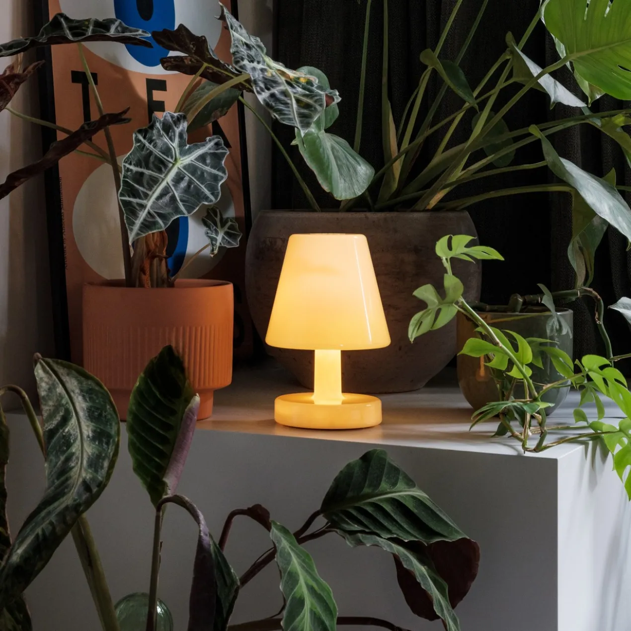 Tafellamp Edison the Ambiance pale yellow