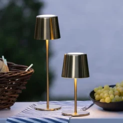 Tafellamp Francine – Oplaadbaar – Goud