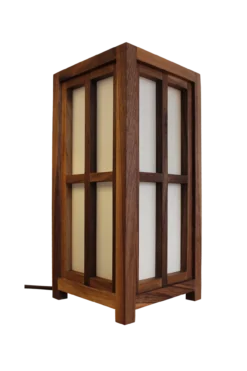 Tafellamp Fukuoka walnut