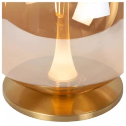 Tafellamp Gisela amber Ø30 cm
