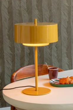Tafellamp Grato Anillo ochre yellow/soft yellow