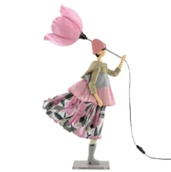 Tafellamp handgemaakt blooming girl Fabienne 85 cm