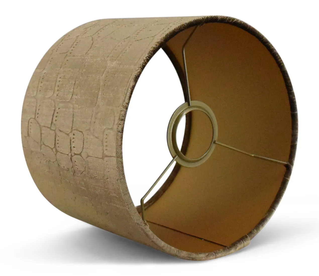 Tafellamp Livio brons groot + kap Falcon bronze
