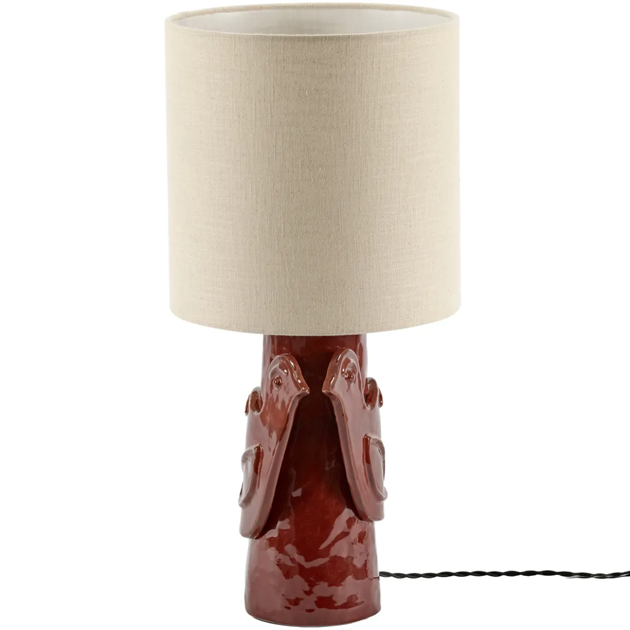 Tafellamp Paloma rood