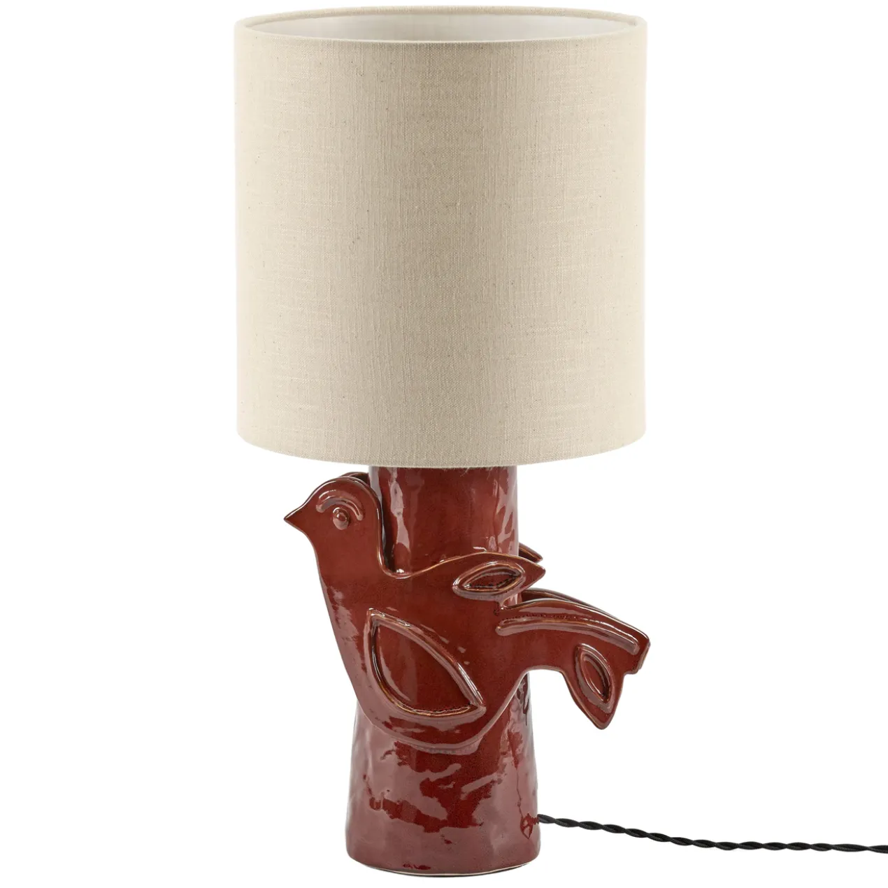 Tafellamp Paloma rood