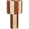 Tafellamp Taylor cognac/beige