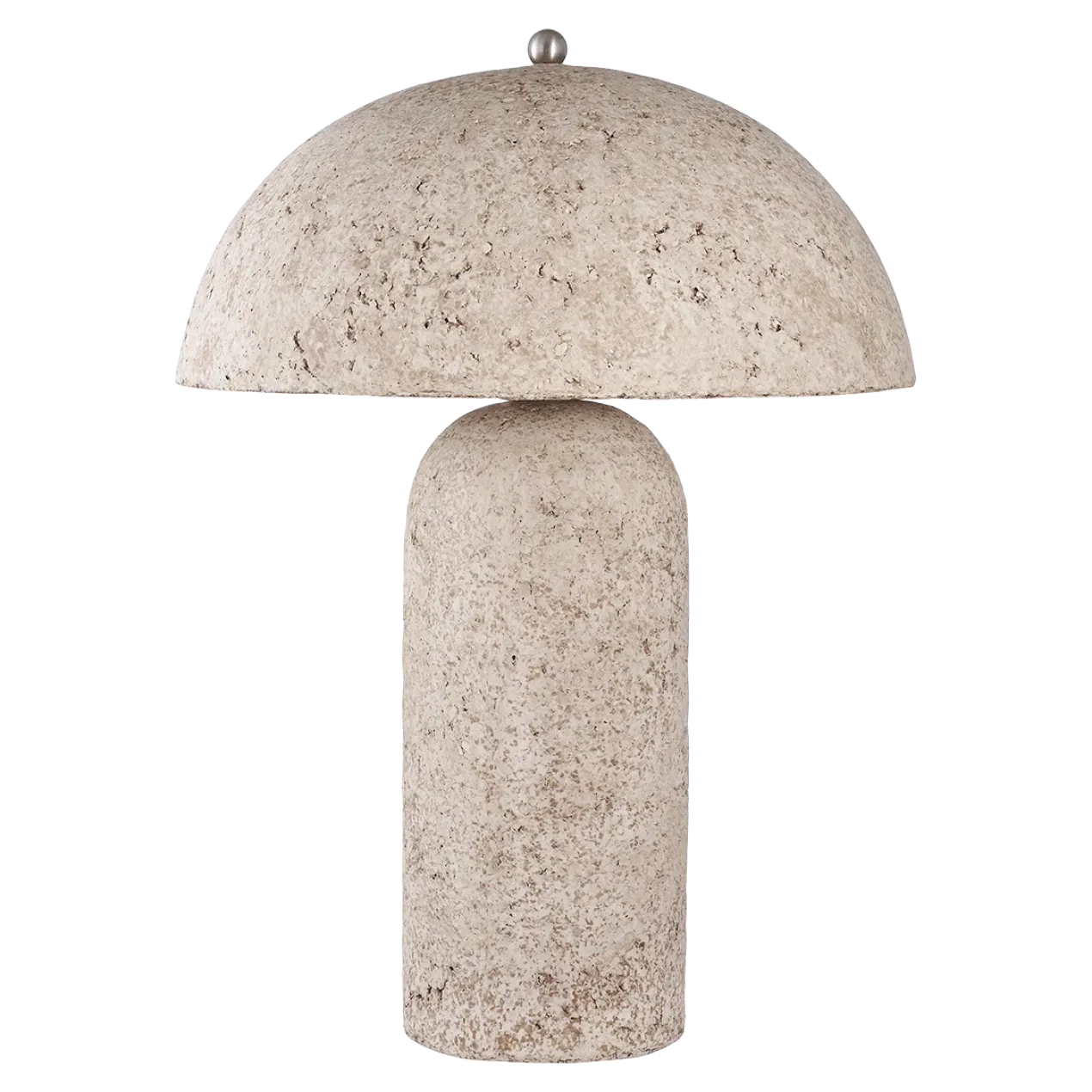 Tafellamp van papier maché Florian Grijs