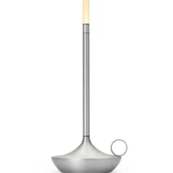 Tafellamp Wick LED oplaadbaar aluminium
