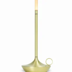 Tafellamp Wick LED oplaadbaar messing