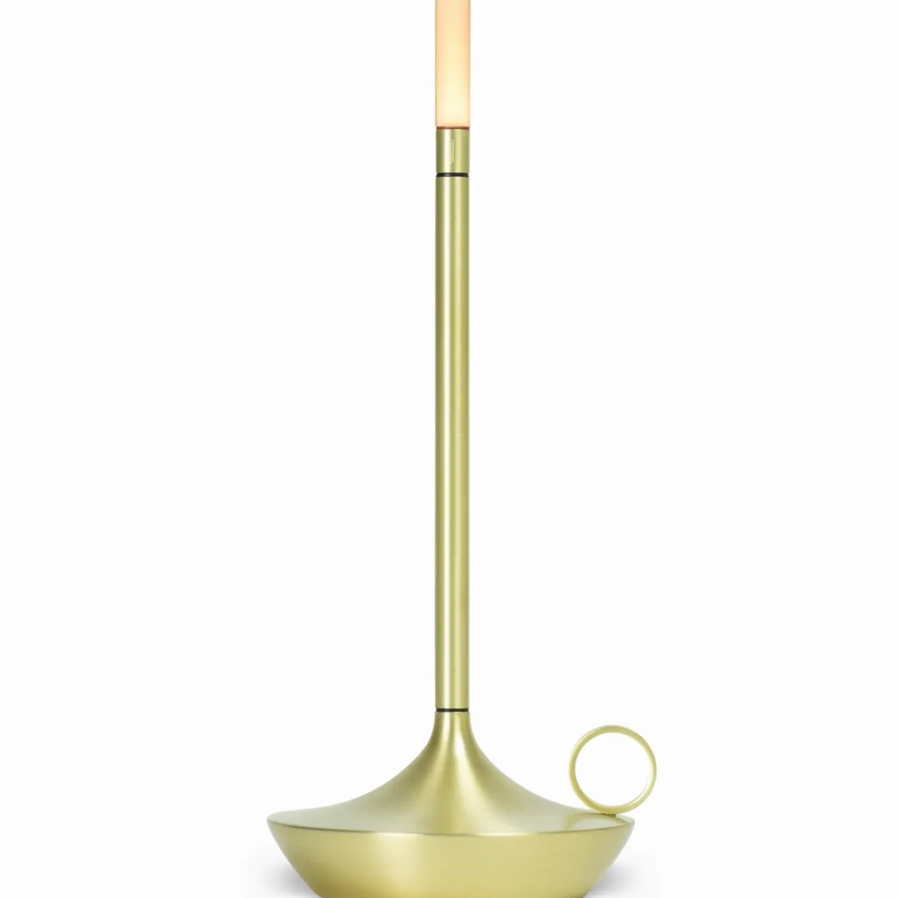 Tafellamp Wick LED oplaadbaar messing
