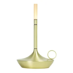 Tafellamp Wick S LED oplaadbaar messing