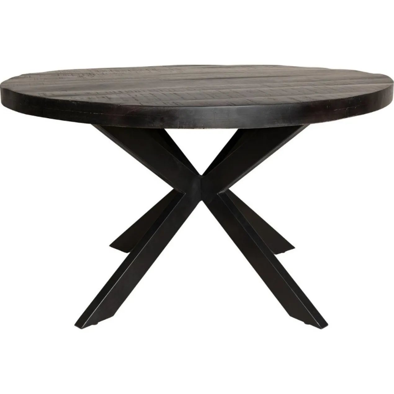 Tafel Maas Rond Zwart Maat 130