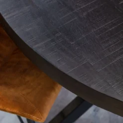 Tafel Maas Rond Zwart Maat 130
