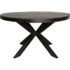 Tafel Maas Rond Zwart Maat 150