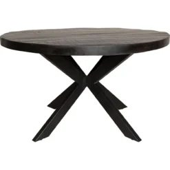 Tafel Maas Rond Zwart Maat 150