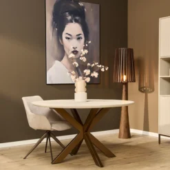 Tafel Rond De Bokke Witzand 110