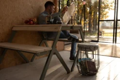Tafel Tablebench cement gray