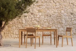 Teak Bok - outdoor - tuintafel - 80x80