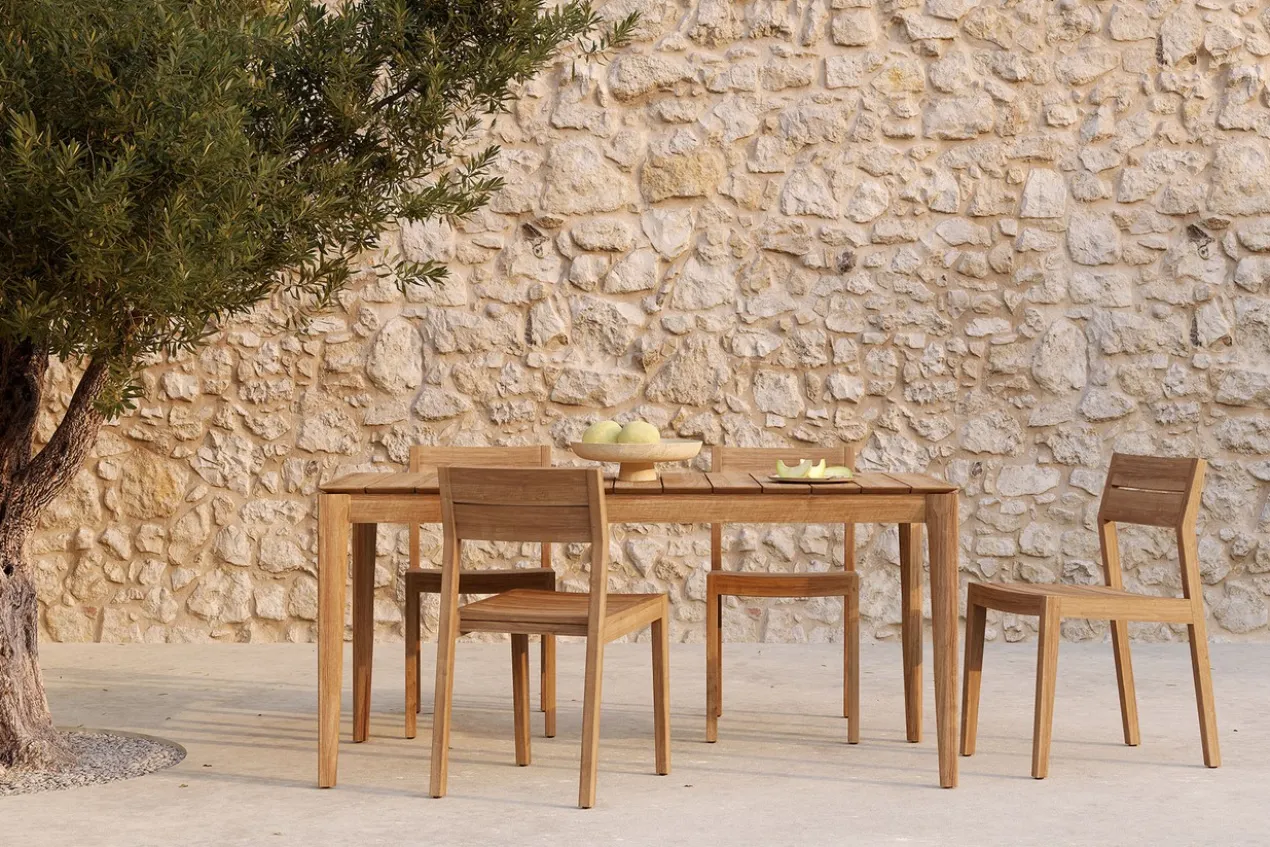 Teak Bok - outdoor - tuintafel 300x110