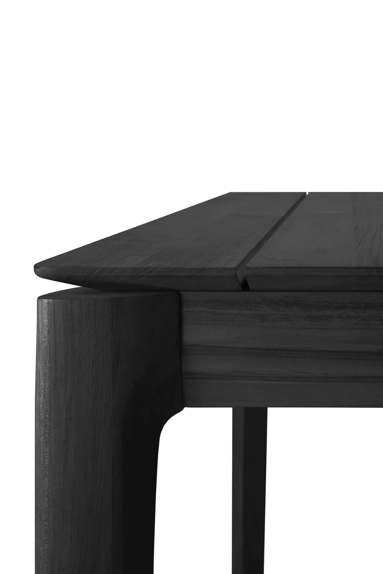 Teak Bok tuintafel - zwart - 162x80