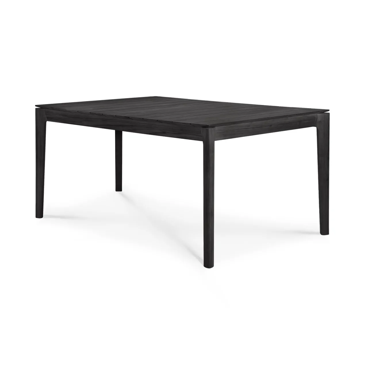 Teak Bok tuintafel - zwart - 162x80