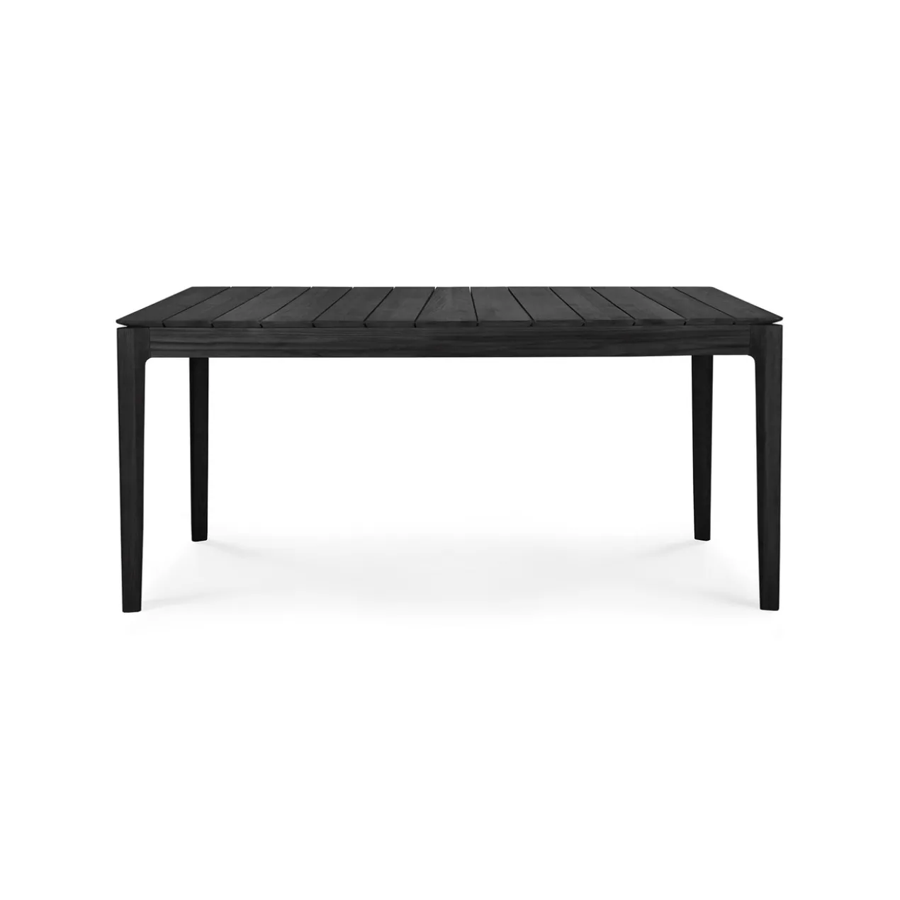 Teak Bok tuintafel - zwart - 162x80
