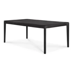 Teak Bok tuintafel - zwart - 200x100