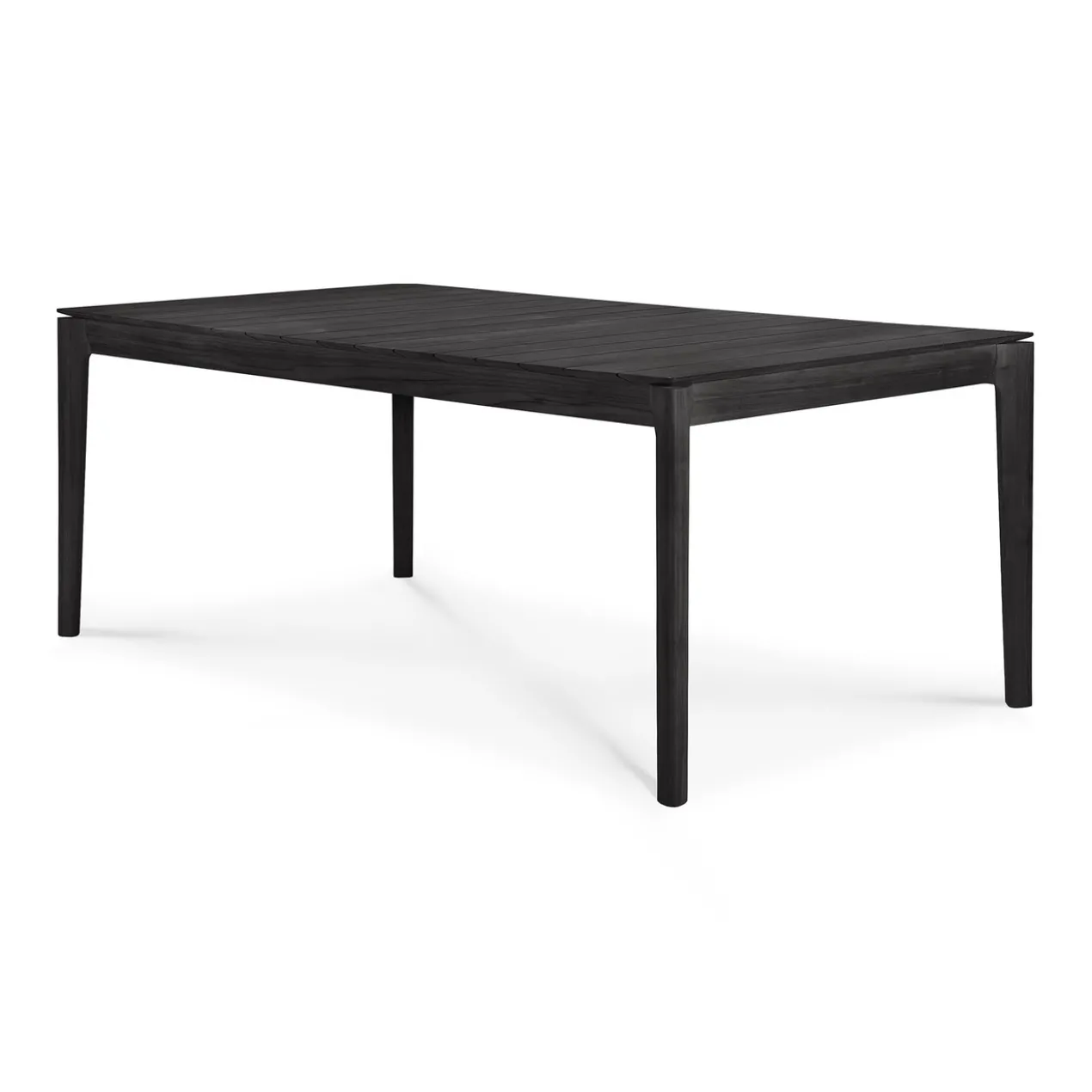 Teak Bok tuintafel - zwart - 200x100