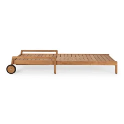 Teak Jack adjustable lounger - outdoor- frame