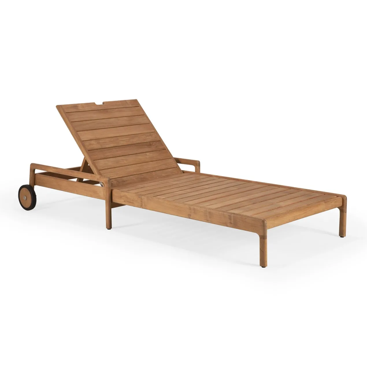 Teak Jack adjustable lounger - outdoor- frame
