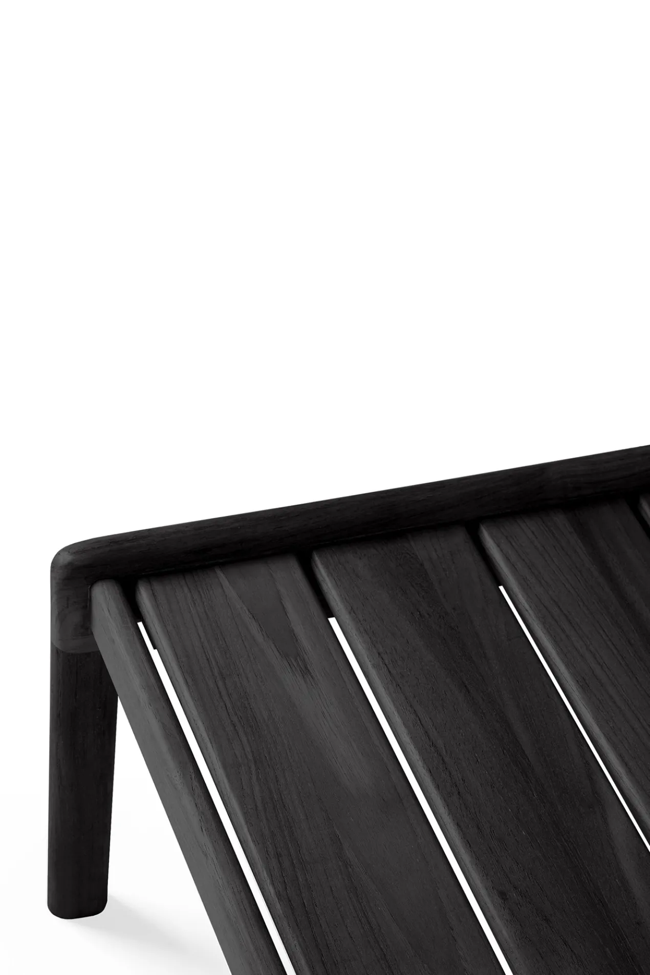 Teak Jack bijzettafel - 54cm - zwart