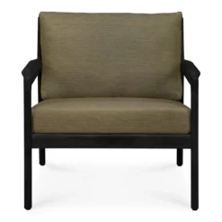 Teak Jack lounge chair - outdoor -- zwart - green