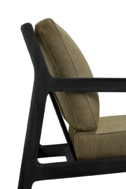 Teak Jack lounge chair - outdoor -- zwart - green