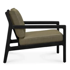 Teak Jack lounge chair - outdoor -- zwart - green
