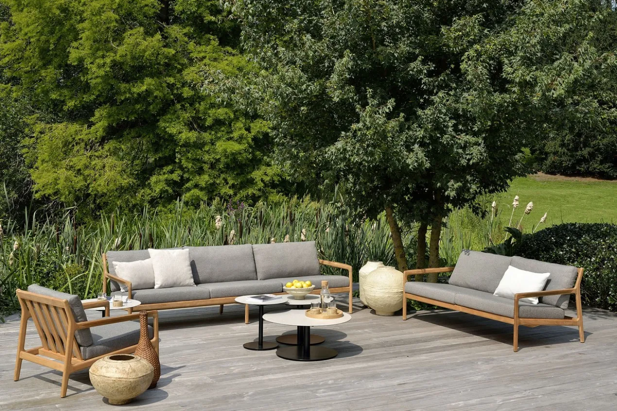 Teak Jack lounge chair - outdoor - mocha