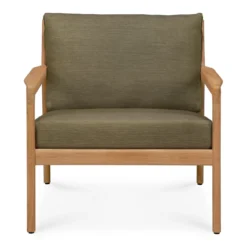 Teak Jack lounge chair - outdoor - green