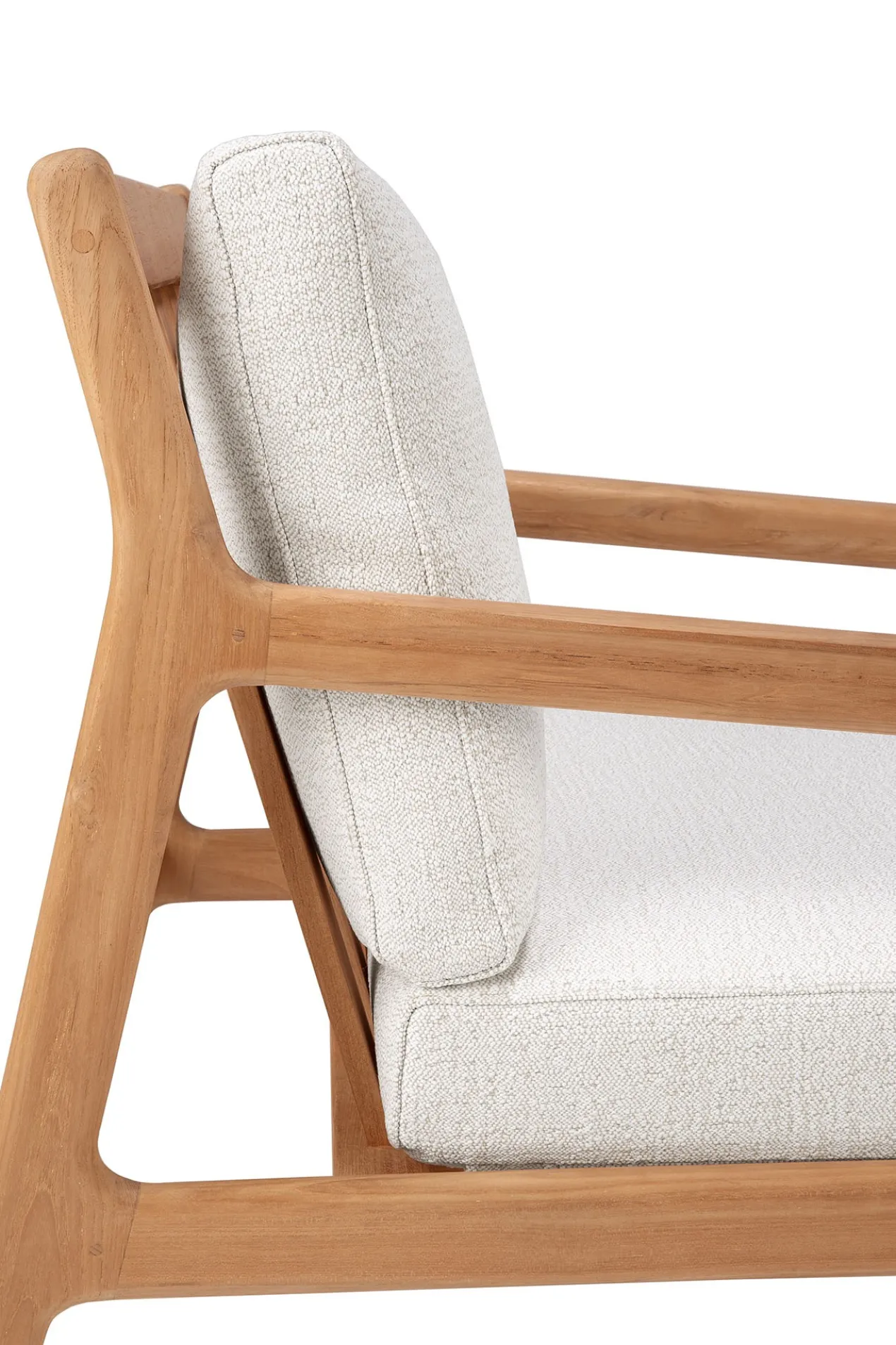 Teak Jack lounge chair - outdoor - off white
