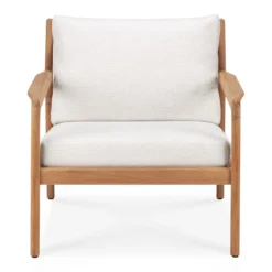 Teak Jack lounge chair - outdoor - off white