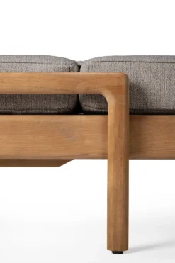 Teak Jack lounge chair - outdoor - dik kussen mocha
