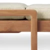 Teak Jack lounge chair - outdoor - dik kussen naturel