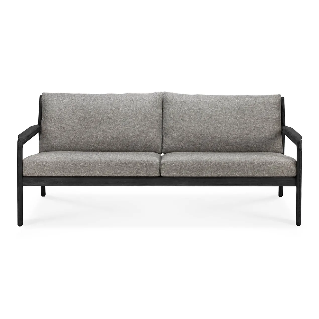 Teak Jack sofa 180cm - outdoor - zwart - mocha