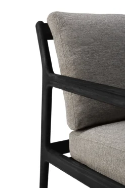 Teak Jack sofa 180cm - outdoor - zwart - mocha