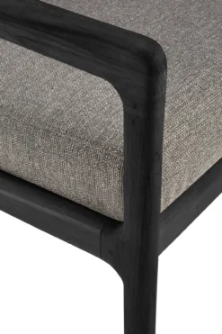 Teak Jack sofa 180cm - outdoor - zwart - mocha