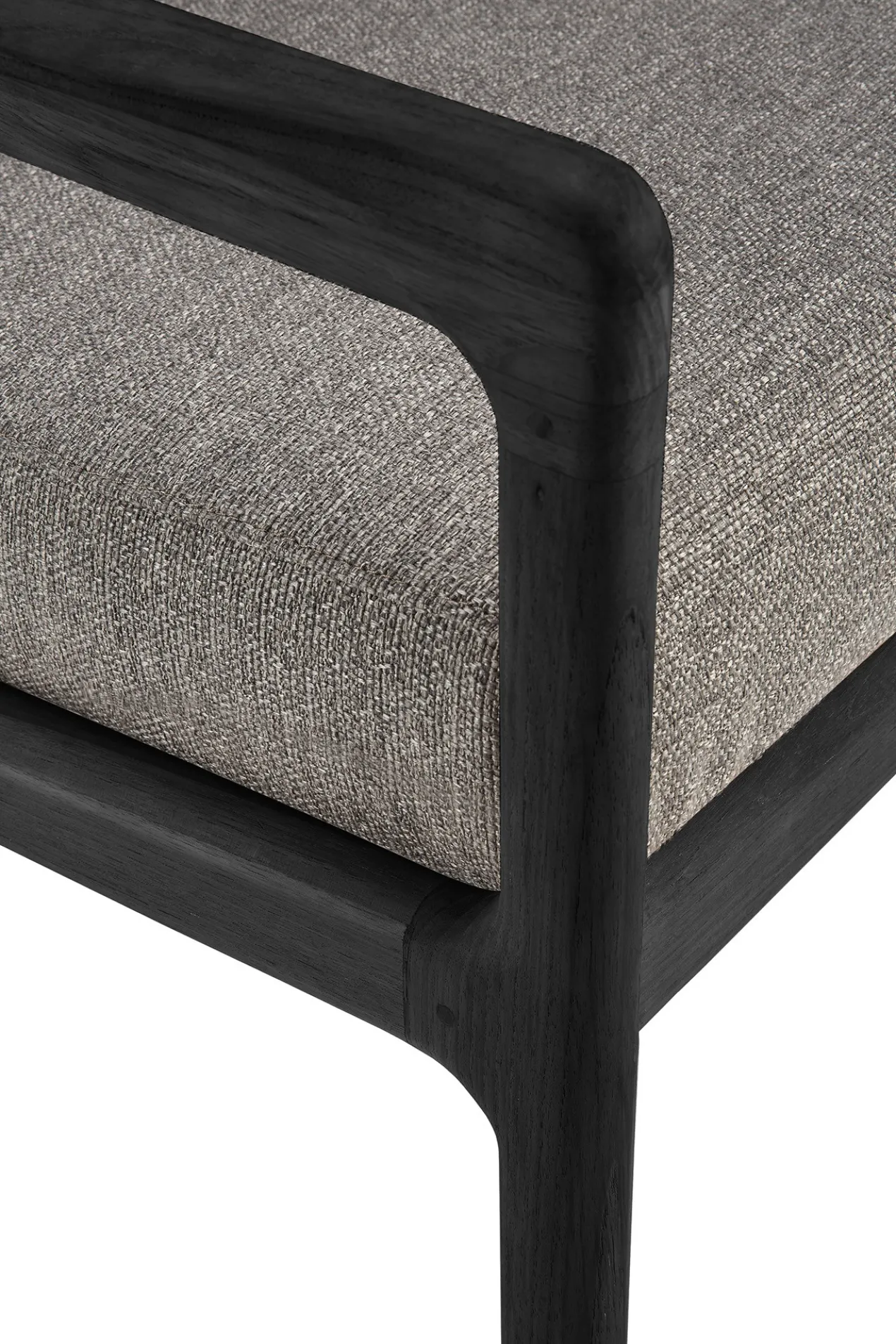 Teak Jack sofa 180cm - outdoor - zwart - mocha